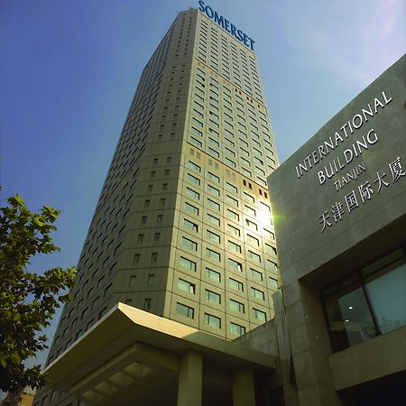 ซอเมอร์เซ็ทอินเตอร์เนชันแนลบิวดิ้ง เทียนจิน Apartment ภายนอก รูปภาพ